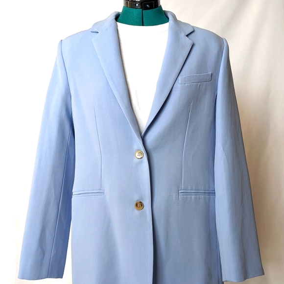 Zara Jackets & Blazers - Brand new. Zara - Periwinkle Blue Blazer. tailored blazer. Pastel color blazer.